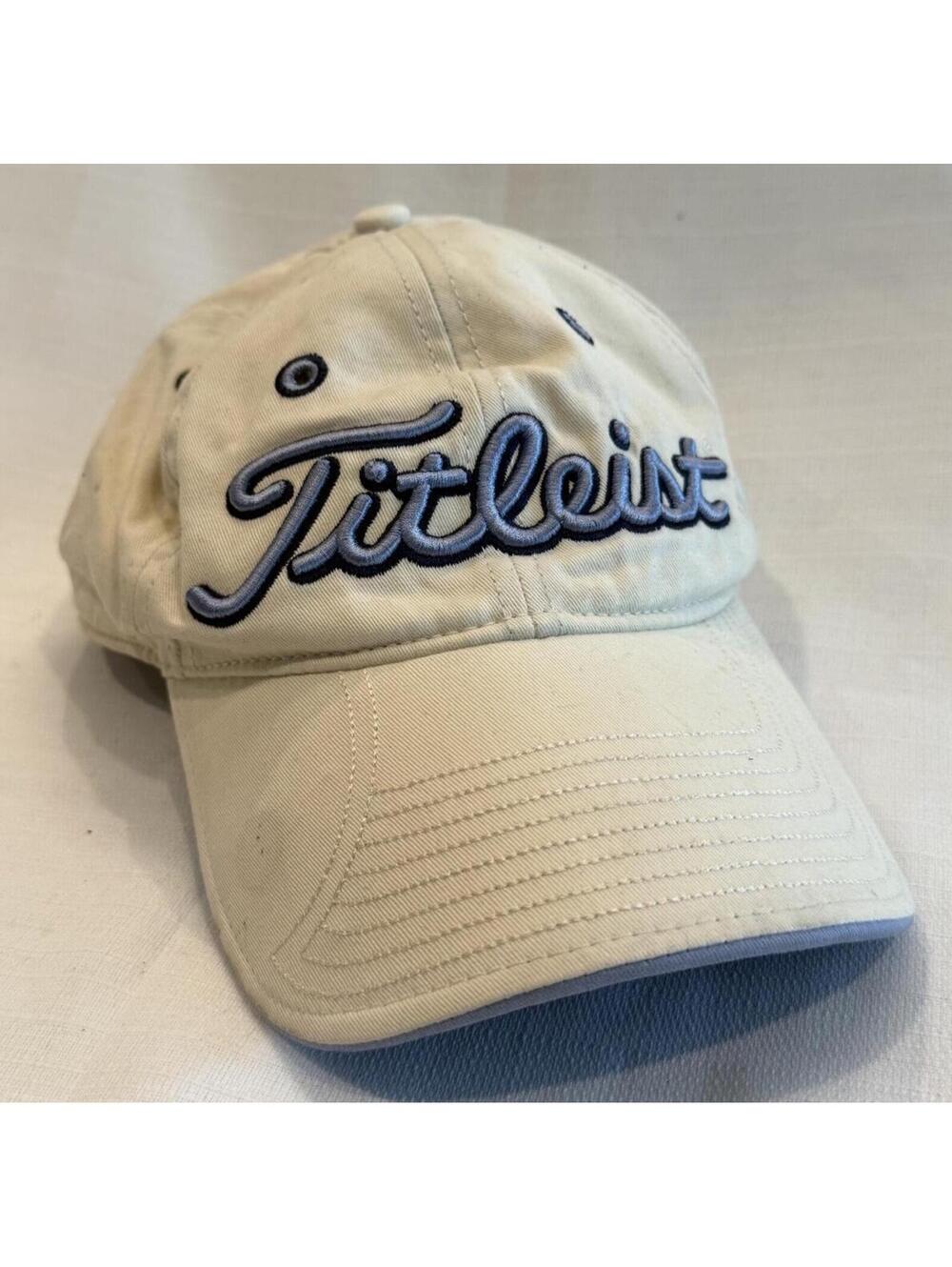Titleist by New Era Beige Cotton Golf Hat Cap